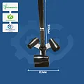 Насадка Visco jet (коническая) под шток с гайками 80x8x300