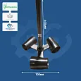 Насадка Visco jet (коническая) под шток с гайками 100x8x400