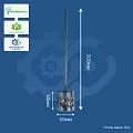 Насадка эмульгирующая в форме бочки 50x8x300 Насадка эмульгирующая в форме бочки 50x8x300