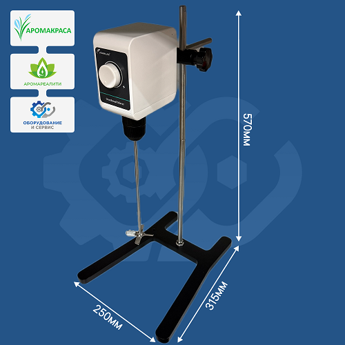 Верхнеприводная мешалка бесщеточная с механической регулировкой скорости