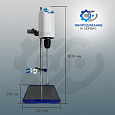 Мешалка лабораторная верхнепогружная с ручным управлением (OS-10L)