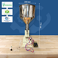 Дозатор (фасовщик) пневматический для жидкостей, масел и эмульсий 10-100мл